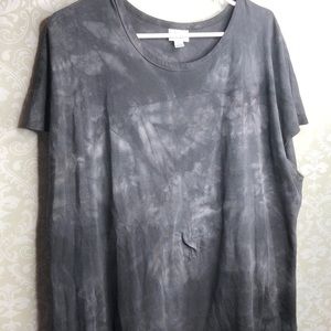 LuLaRoe Acid Washed Black Maria Dress